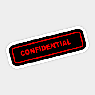 Confidential Sticker